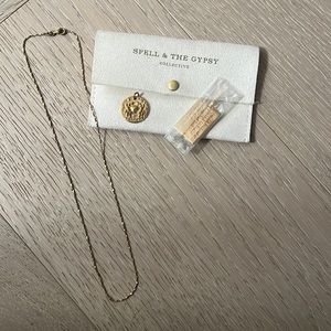 Spell Stargazer Cancer Zodiac Necklace Gold